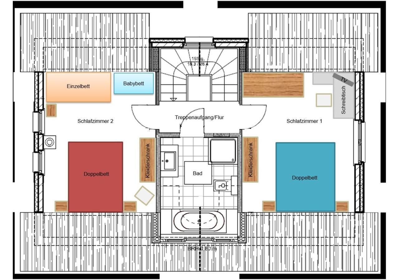 Modernes Reetdach-Ostseeferienhaus Bella Mare, Insel Usedom Mit Sauna, Kamin & Sonnenterrasse Zirchow Exteriör bild